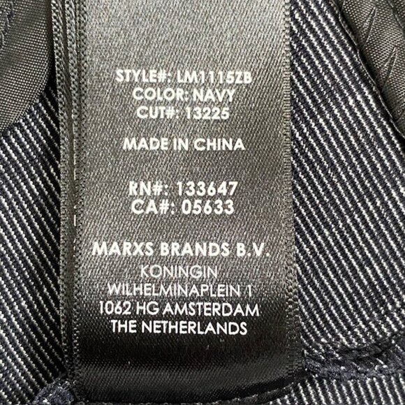 LIVERPOOL Navy Blue Pinstripe Blazer Suit Jacket XS - Picture 14 of 14